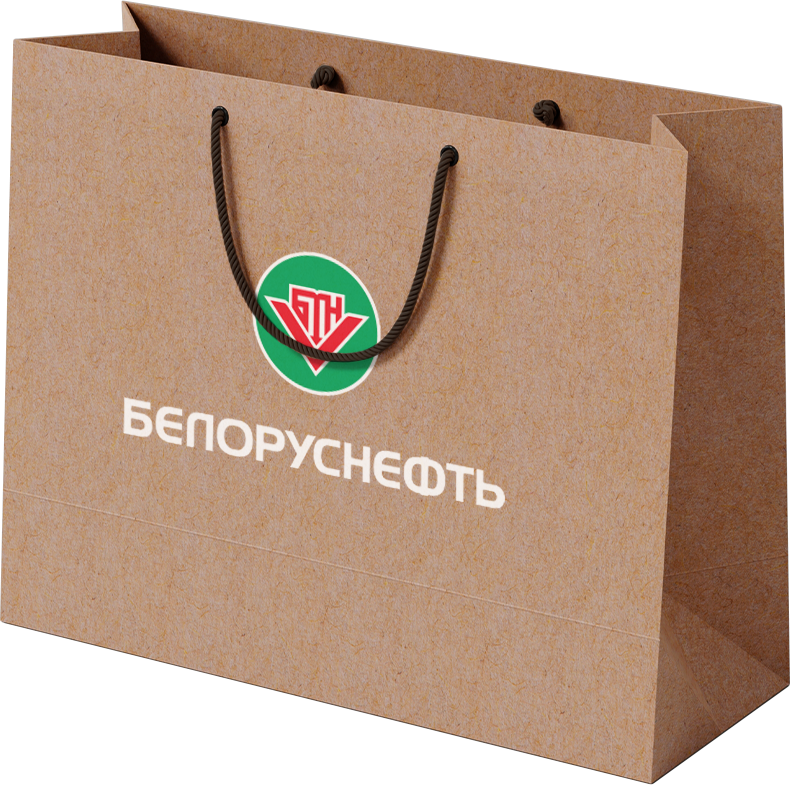 Пакет подарочный крафтовый